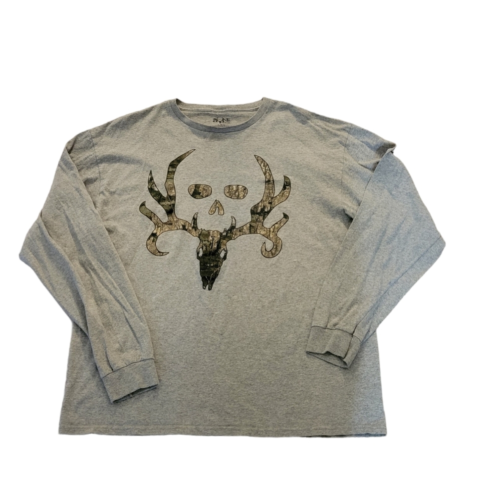 Bone Collector Long Sleeve Crew Neck T Shirt Sz XL (46/48)